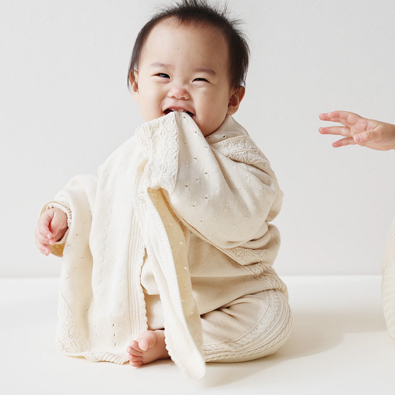 麻の葉柄マント（生成）