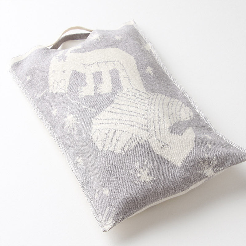 クッションにもなる アフガンケース (辰年柄)