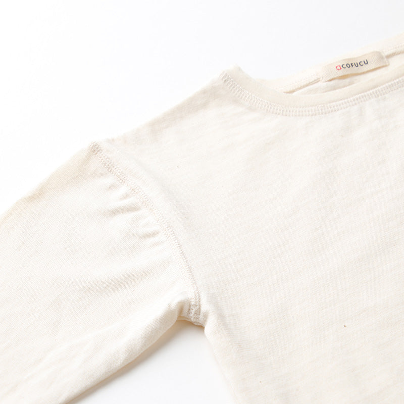 オーガニックコットン長袖Tシャツ