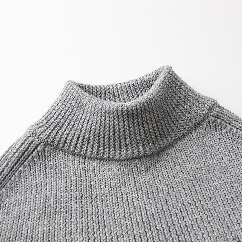 ウインザーオパール アラン柄ポンチョ（グレー）