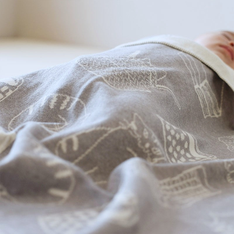 ねこ柄アフガン