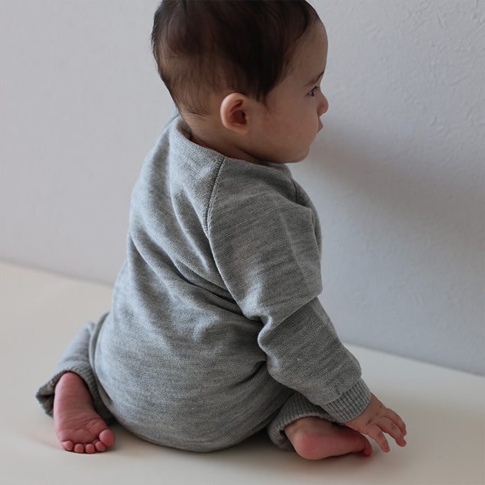 ウールラグランカバーオール